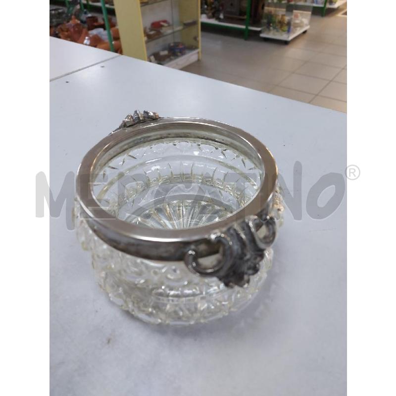 CENTROTAVOLA  CRISTALLO BORDO SILVER | Mercatino dell'Usato Avigliana 1