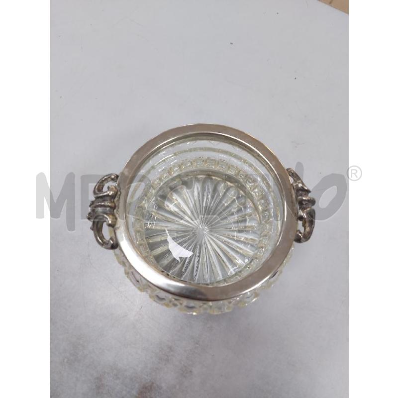 CENTROTAVOLA  CRISTALLO BORDO SILVER | Mercatino dell'Usato Avigliana 2