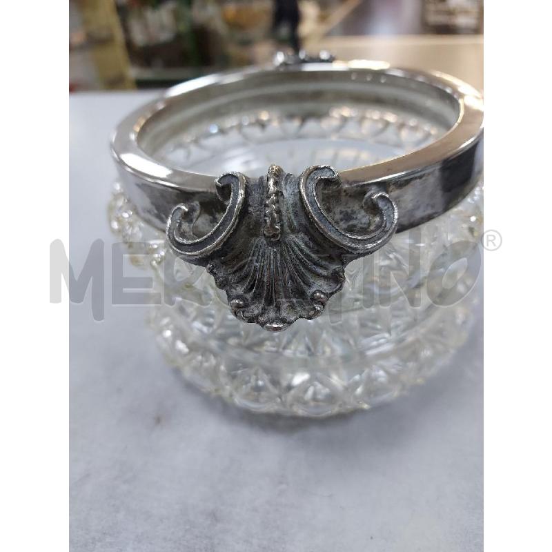 CENTROTAVOLA  CRISTALLO BORDO SILVER | Mercatino dell'Usato Avigliana 3
