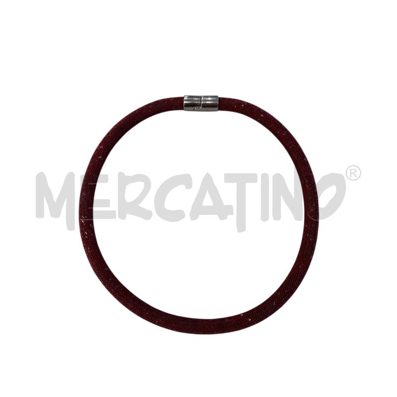 COLLANA TUBO ROSSO SWAROVSKI  | Mercatino dell'Usato Avigliana 1
