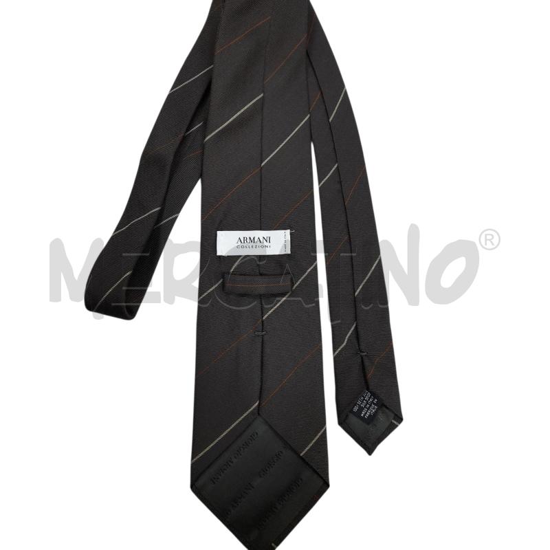 CRAVATTA ARMANI MORO RIGHE COCCIO BEIGE . | Mercatino dell'Usato Avigliana 1