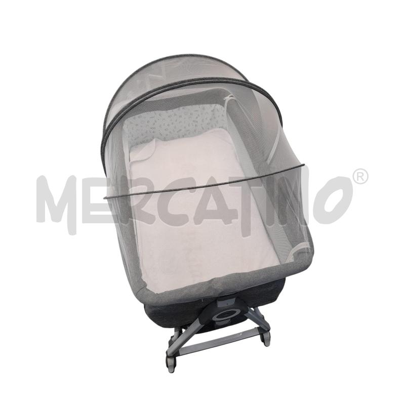 CULLA CON MATERASSINO E ZANZARIERA GRIGIO E BCO  | Mercatino dell'Usato Avigliana 1
