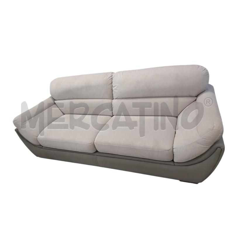 DIVANO LETTO GRIGIO CHIARO SCURO MAX RELAX | Mercatino dell'Usato Avigliana 1