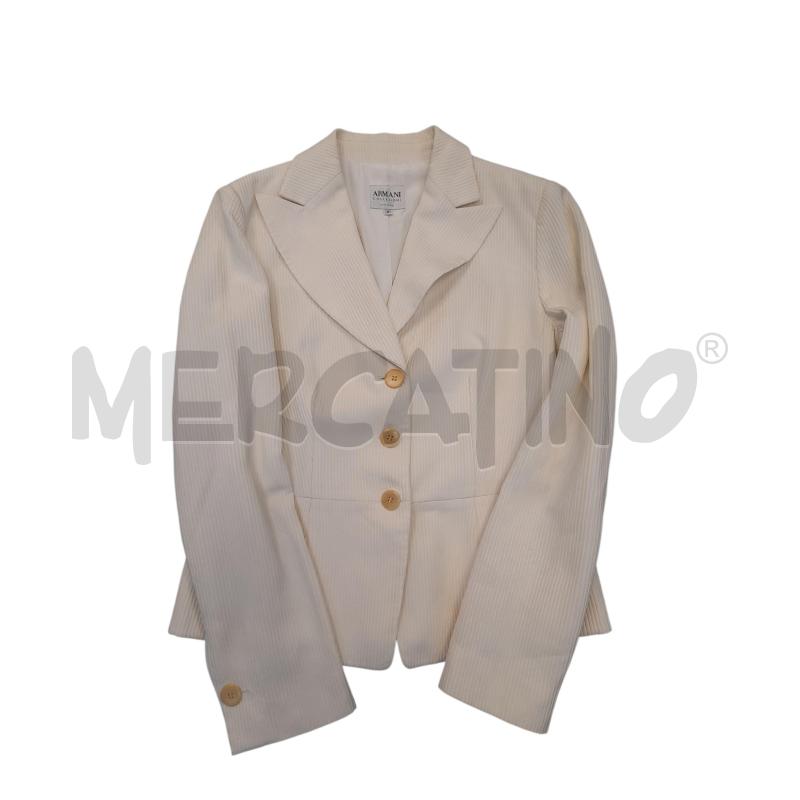 GIACCA DONNA ARMANI COLLEZIONE COSTE BIANCO SPORCO  | Mercatino dell'Usato Avigliana 1