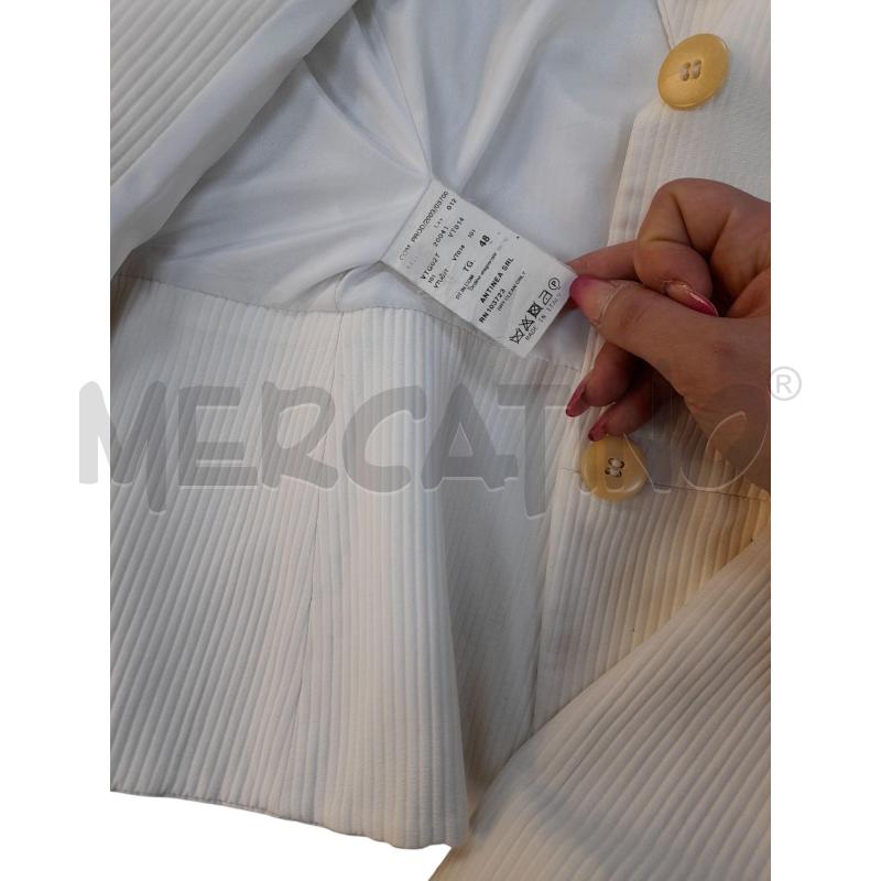 GIACCA DONNA ARMANI COLLEZIONE COSTE BIANCO SPORCO  | Mercatino dell'Usato Avigliana 4