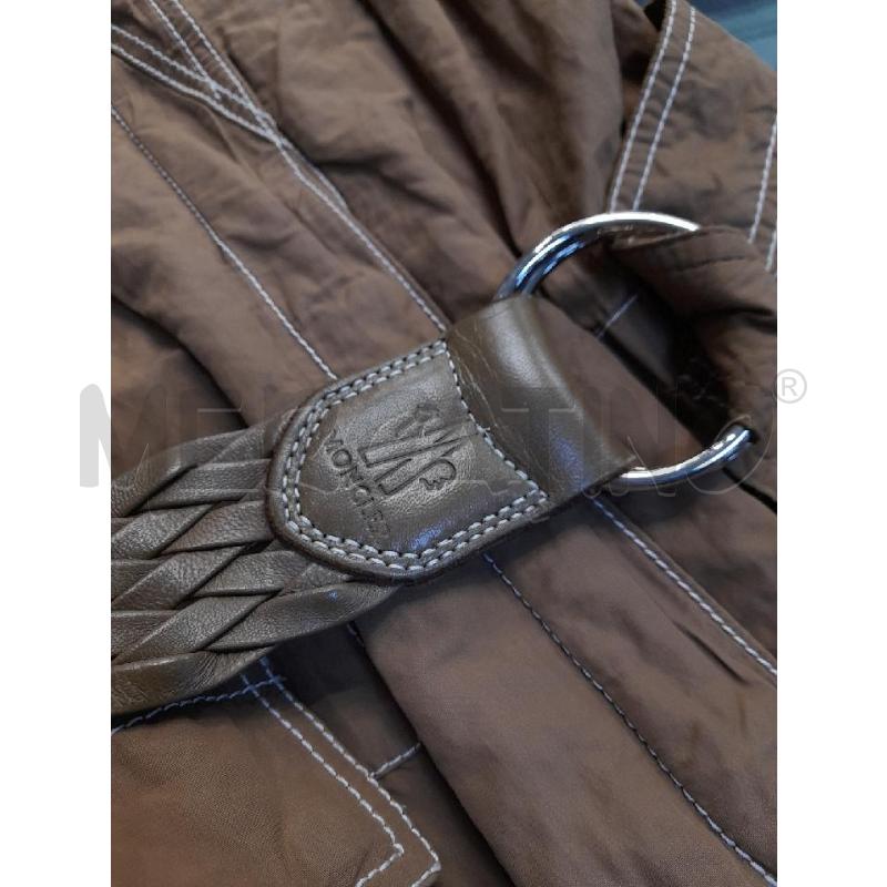 GIACCA DONNA MONCLER MORO CHIARO CON CINTURA E BOTTONI | Mercatino dell'Usato Avigliana 3