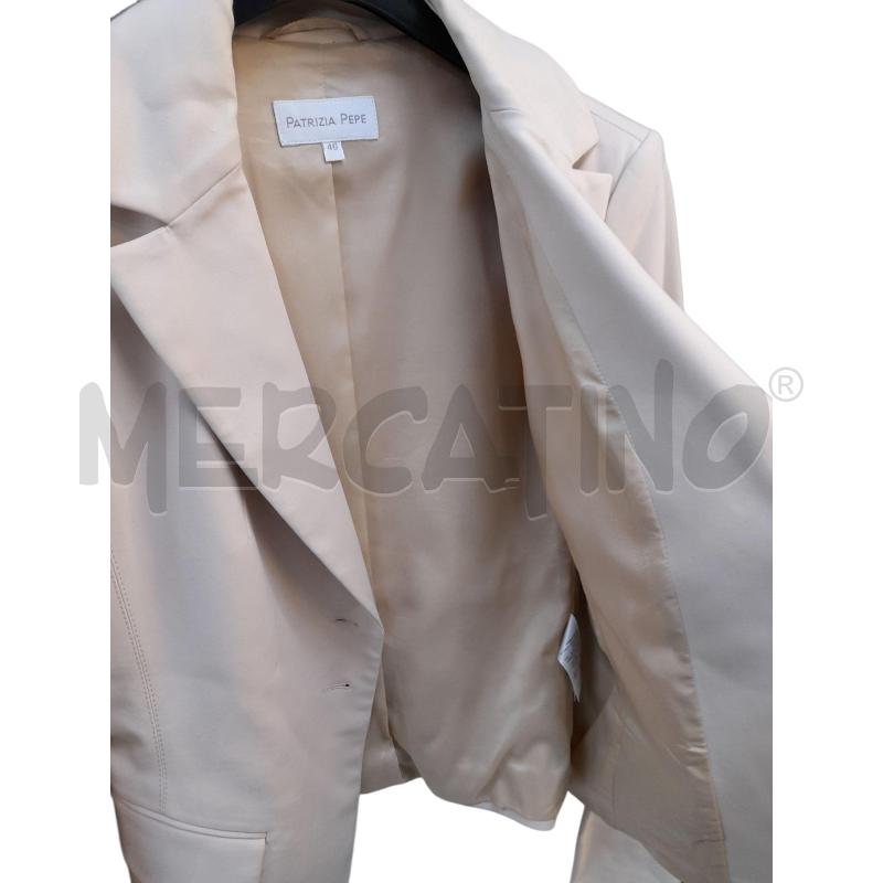 GIACCA DONNA PATRIZIA PEPE BEIGE  | Mercatino dell'Usato Avigliana 3
