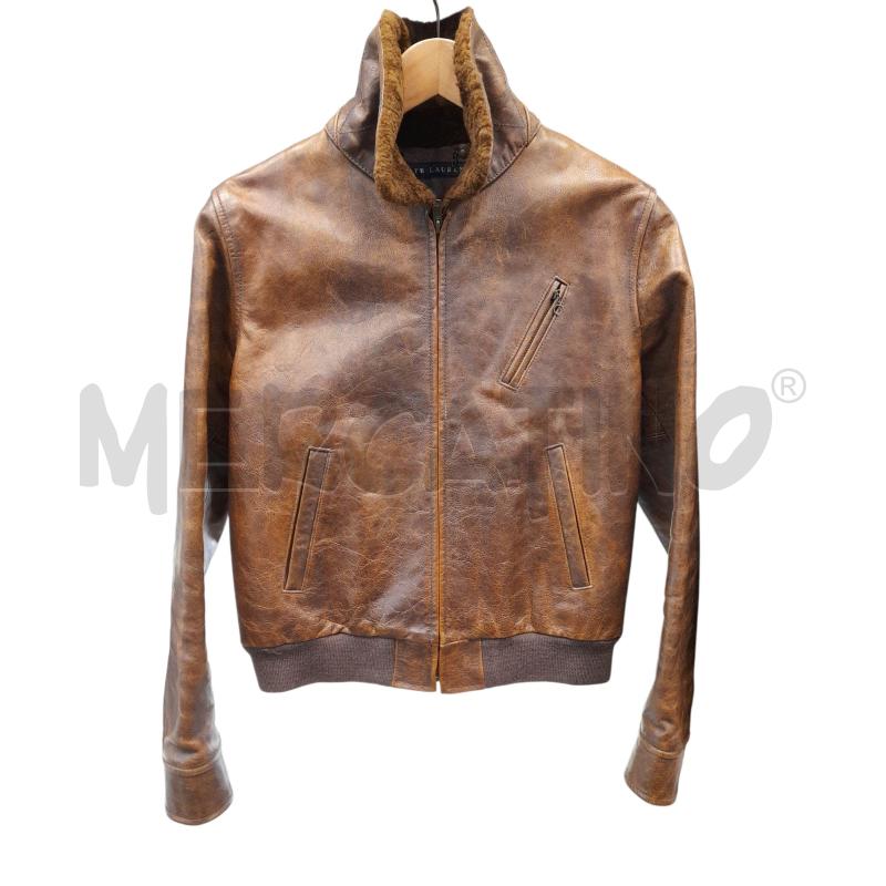 GIACCA RALPH LAUREN PELLE E COLLETTO SHEARLING MODELLO AVIATORE   | Mercatino dell'Usato Avigliana 1