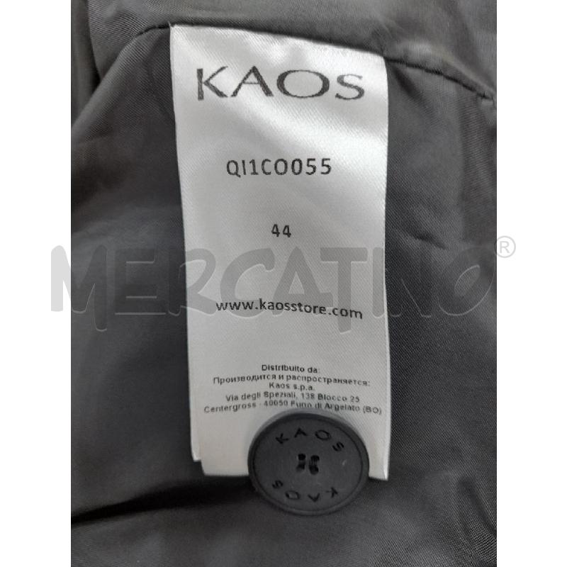GILET DONNA KAOS NERO DOPPIOPETTO CON BOTTONI | Mercatino dell'Usato Avigliana 4