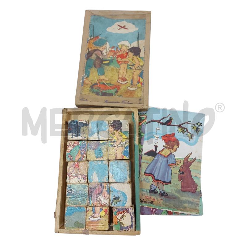 GIOCO VINTAGE CUBETTI  | Mercatino dell'Usato Avigliana 1