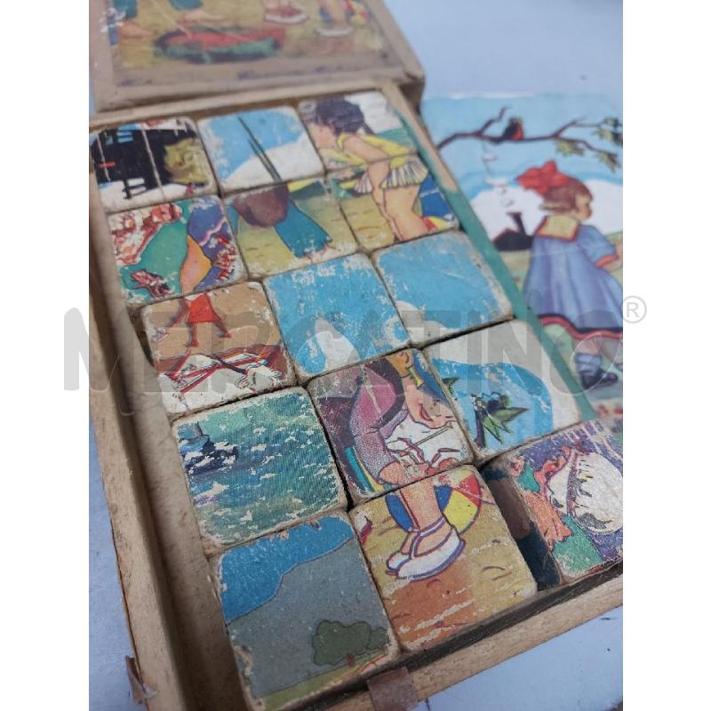 GIOCO VINTAGE CUBETTI  | Mercatino dell'Usato Avigliana 2