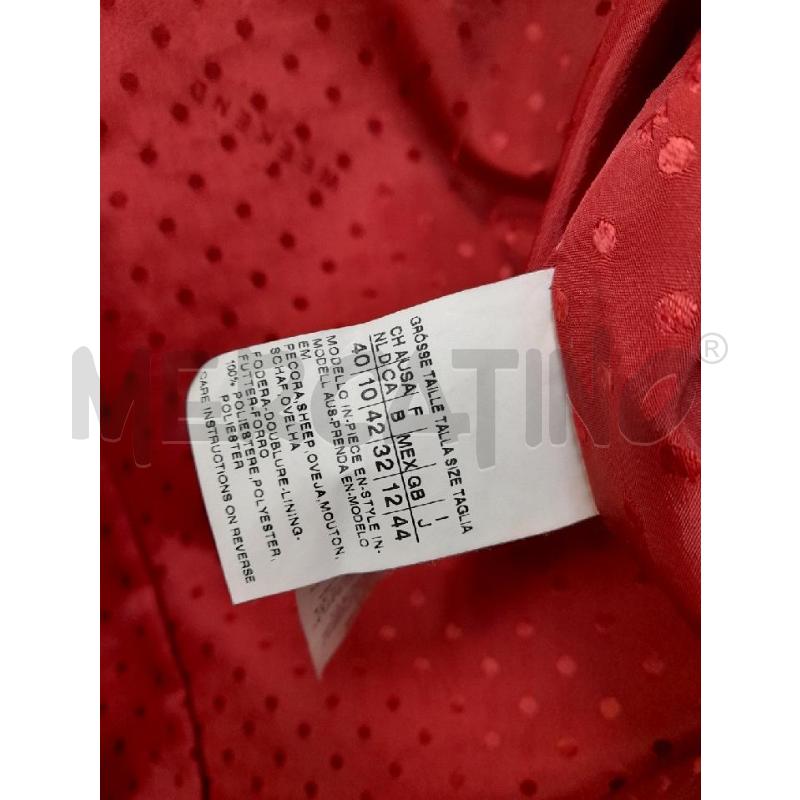 GIUBBINO DONNA ROSSO WEEKEND IN PELLE  | Mercatino dell'Usato Avigliana 2
