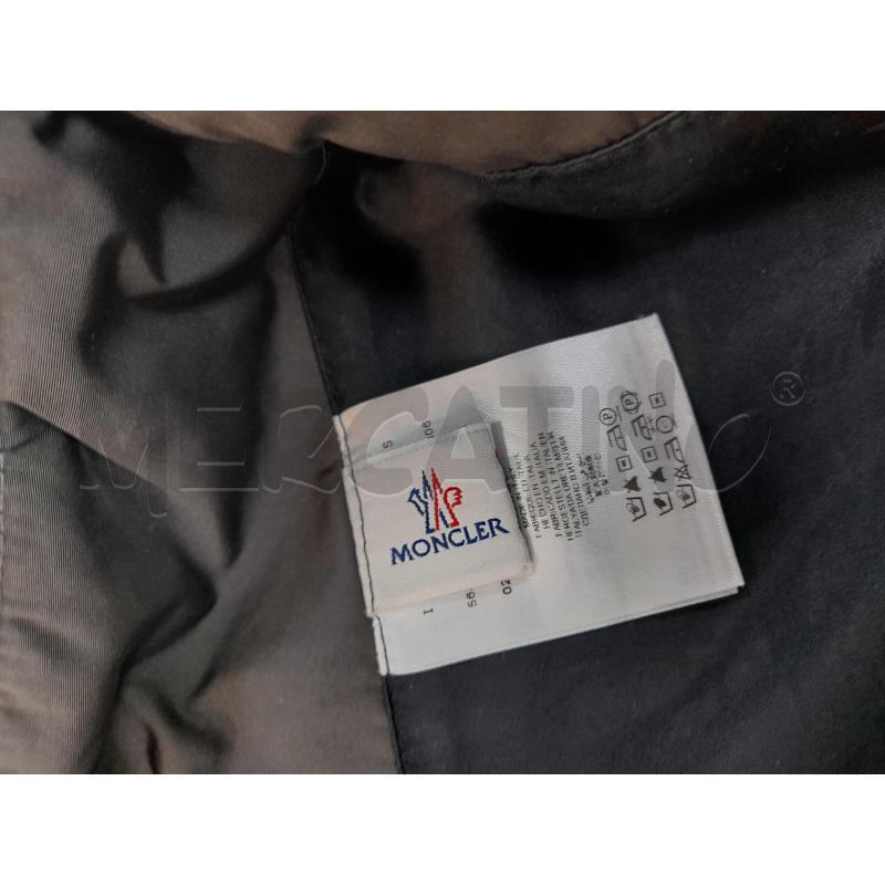 GONNA MONCLER TORTORA SCURO CON TASCHE TRAPUNTATE GRIGIO SCURO | Mercatino dell'Usato Avigliana 4