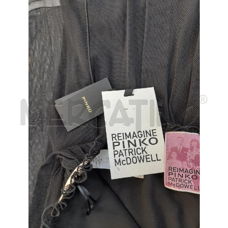 GONNA PINKO NERO ZUMARE CON CHIUSURA A PORTAFOGLIO LACCIO ROSA  | Mercatino dell'Usato Avigliana 3