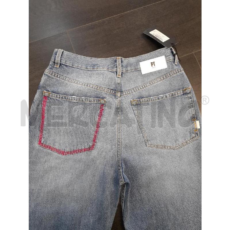 JEANS DONNA PT NUOVO TORINO RICAMOFUCSIA TASCA  | Mercatino dell'Usato Avigliana 5