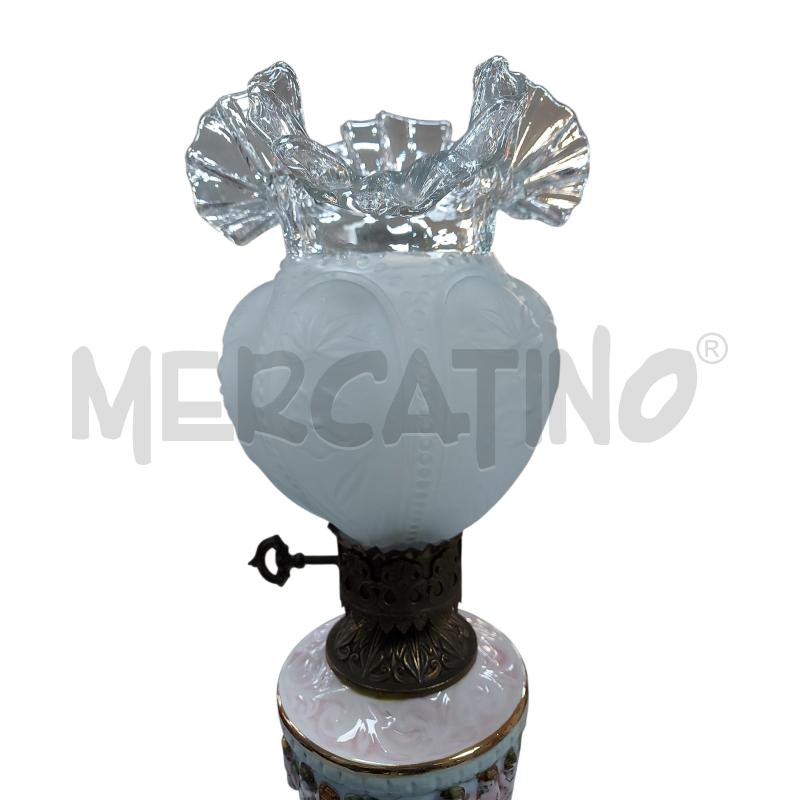 LAMPADA VINTAGE CAPO DI MONTE | Mercatino dell'Usato Avigliana 2