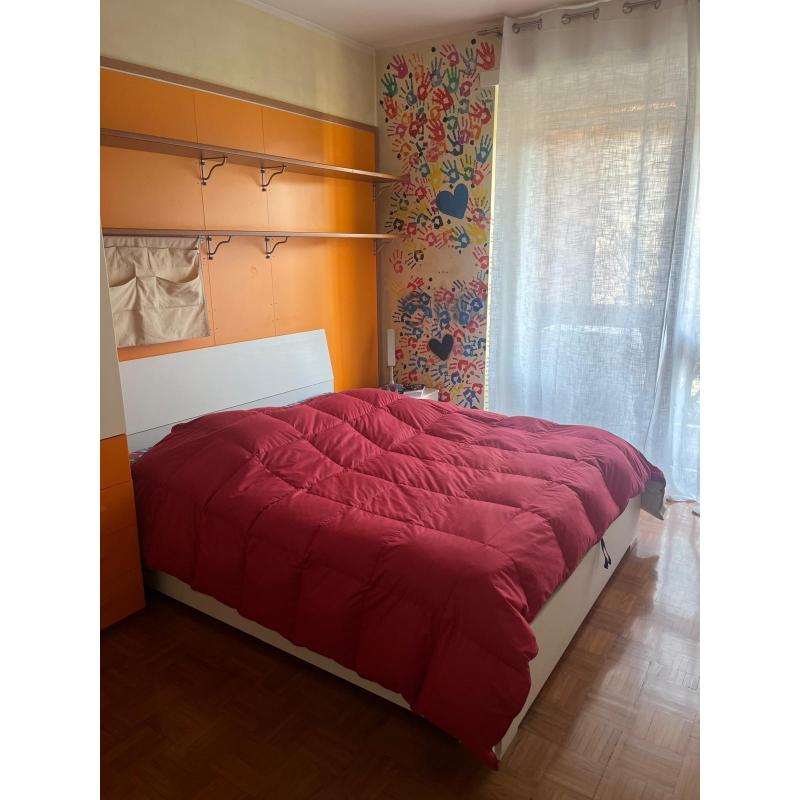LETTO MATR CONTENIT CON PARETE ATTREZZ | Mercatino dell'Usato Avigliana 1