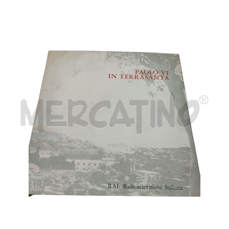 LIBRO DISCO PAOLO VI IN TERRASANTA | Mercatino dell'Usato Avigliana 1