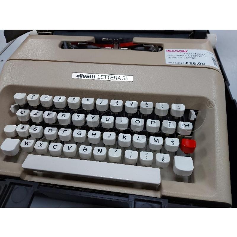 MACCHINA DA SCRIVERE OLIVETTI  LETTERA 35 | Mercatino dell'Usato Avigliana 2