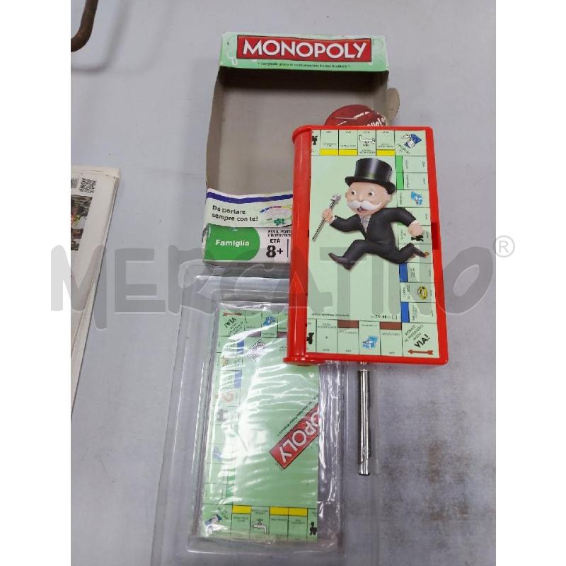 MONOPOLI MINI GIOCO DA TAVOLO E CUSTODIA DA VIAGGIO | Mercatino dell'Usato Avigliana 2