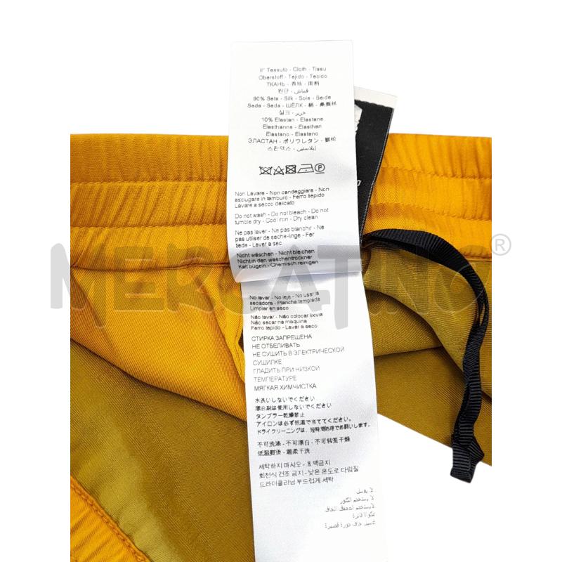 PANTALONE DONNA BALLANTYNE VELLUTO DI SETA NUOVO OCRA | Mercatino dell'Usato Avigliana 4