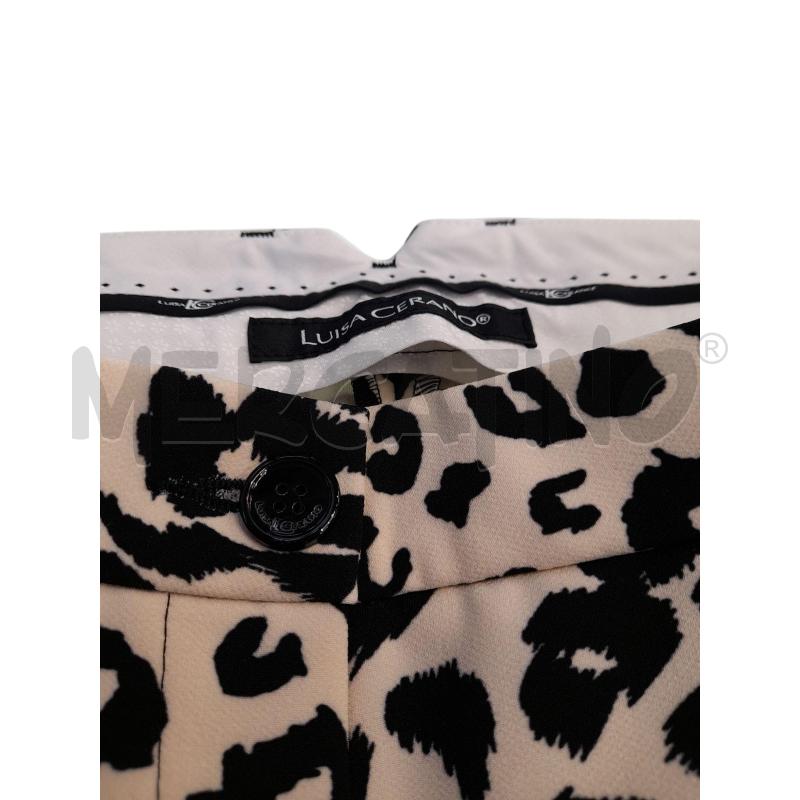 PANTALONE DONNA LUISA CERANO IN FSIA NERO  | Mercatino dell'Usato Avigliana 3