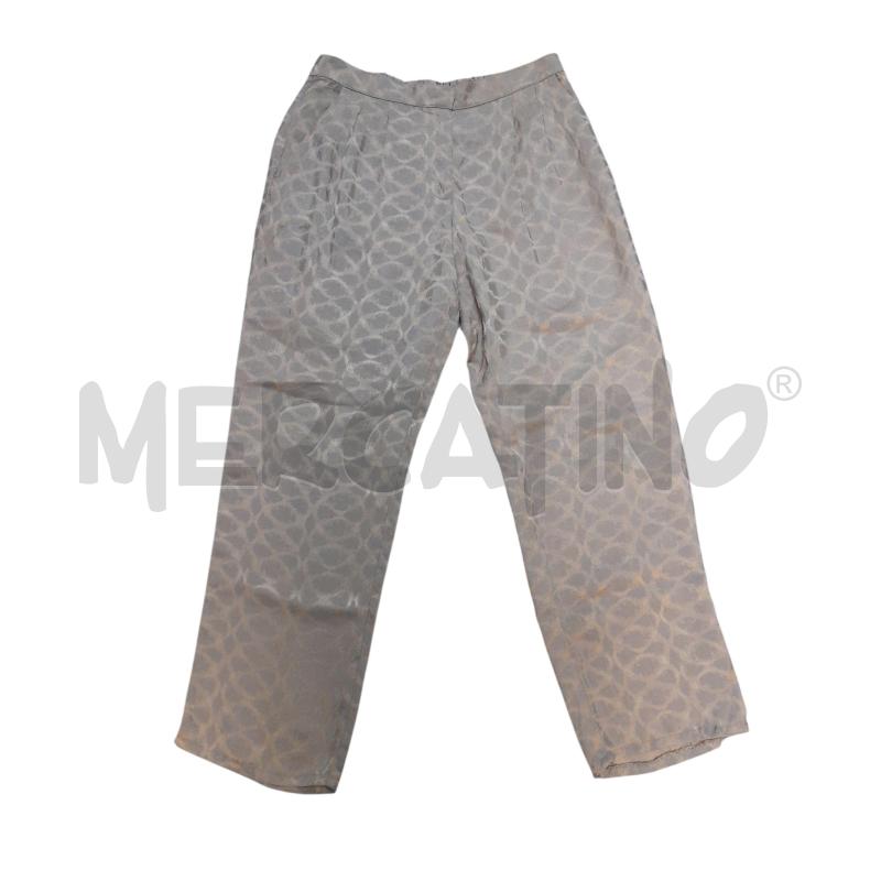 PANTALONE DONNA MALIPARMI FANTASIA ASTRATTABEIGE LUCIDO | Mercatino dell'Usato Avigliana 1