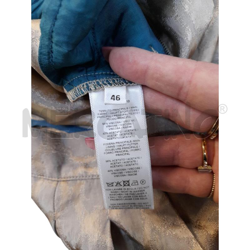 PANTALONE DONNA MALIPARMI FANTASIA ASTRATTABEIGE LUCIDO | Mercatino dell'Usato Avigliana 3