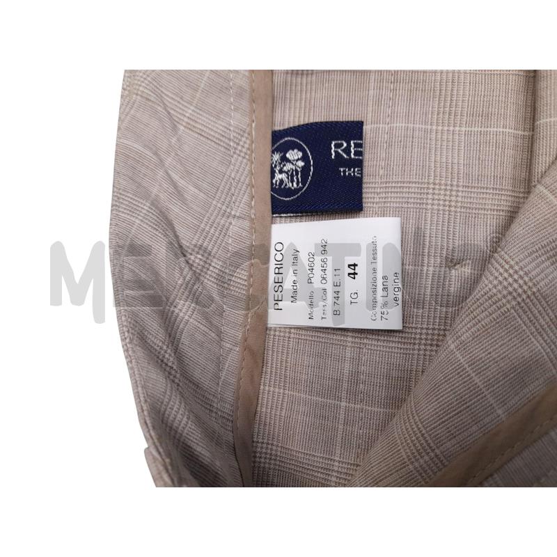 PANTALONE DONNA PESERICO SIGN BEIGE QUADRI  | Mercatino dell'Usato Avigliana 3