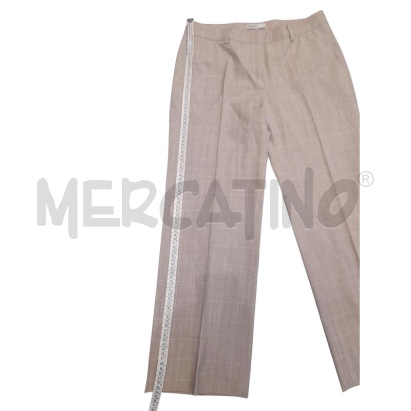PANTALONE DONNA PESERICO SIGN BEIGE QUADRI  | Mercatino dell'Usato Avigliana 4