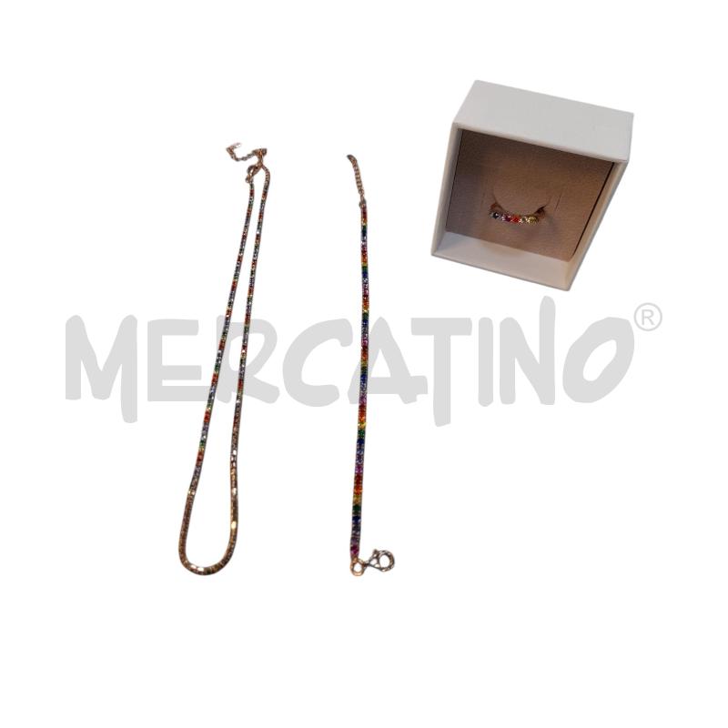 PARURE MABINA STRASS MULTICOLOR | Mercatino dell'Usato Avigliana 1