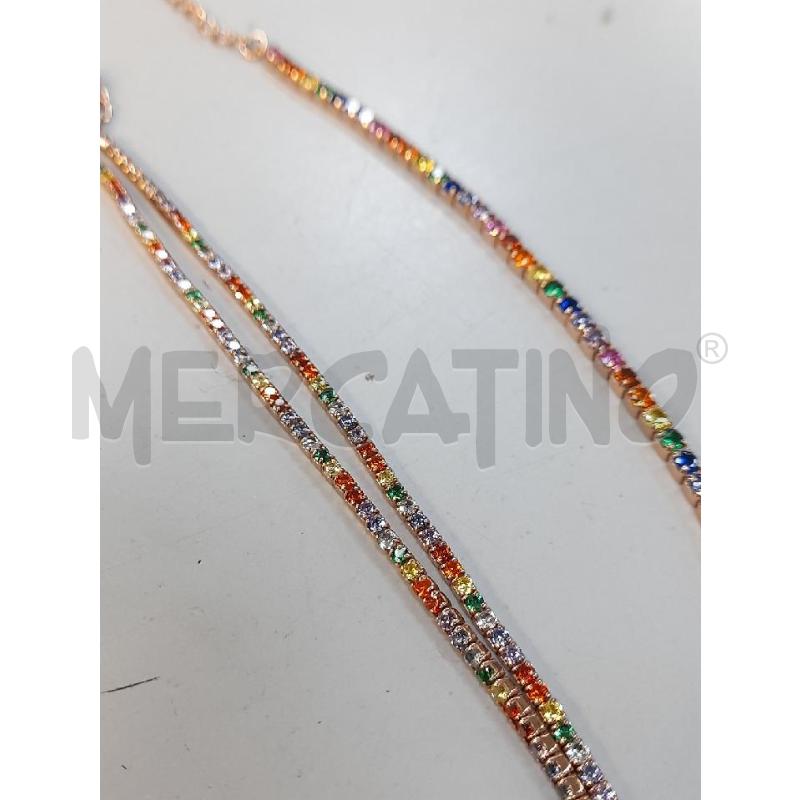 PARURE MABINA STRASS MULTICOLOR | Mercatino dell'Usato Avigliana 5