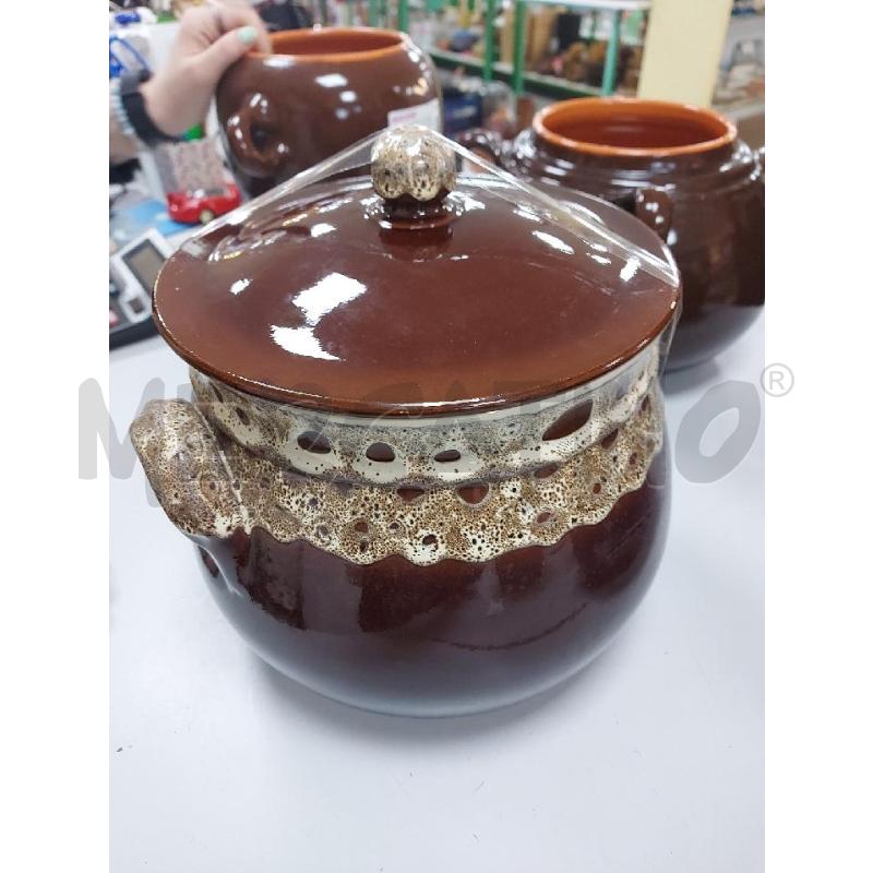 PENTOLA TERRACOTTO CON MOTIVO | Mercatino dell'Usato Avigliana 1