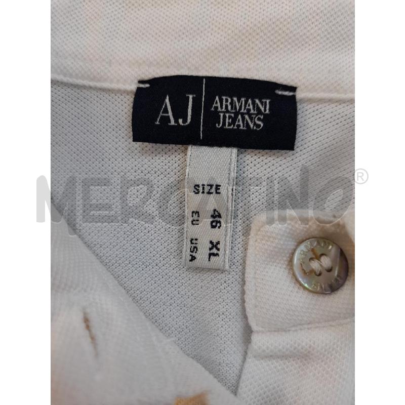 POLO DONNA ARMANI JEANS BCO  | Mercatino dell'Usato Avigliana 5