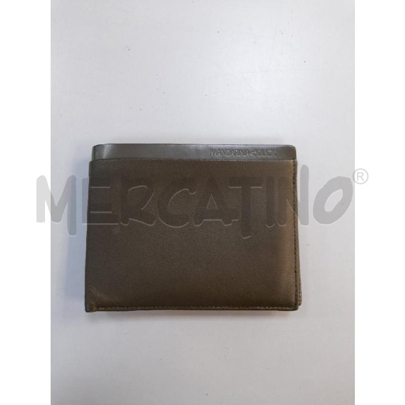 PORTA FOGLIO UOMO VERDE OLIVA MANDARINA DUCK  | Mercatino dell'Usato Avigliana 1