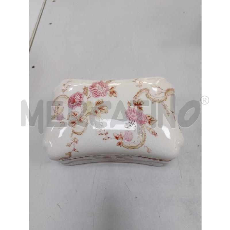 PORTA GIOIE ROYAL FAMILY DIPINTO A MANO ROSE ROSA | Mercatino dell'Usato Avigliana 1