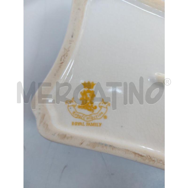 PORTA GIOIE ROYAL FAMILY DIPINTO A MANO ROSE ROSA | Mercatino dell'Usato Avigliana 3