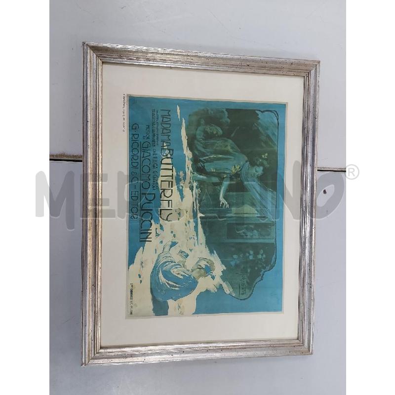 POSTER GIACOMO PUCCINI MADAMA BUTTERFLY  | Mercatino dell'Usato Avigliana 1