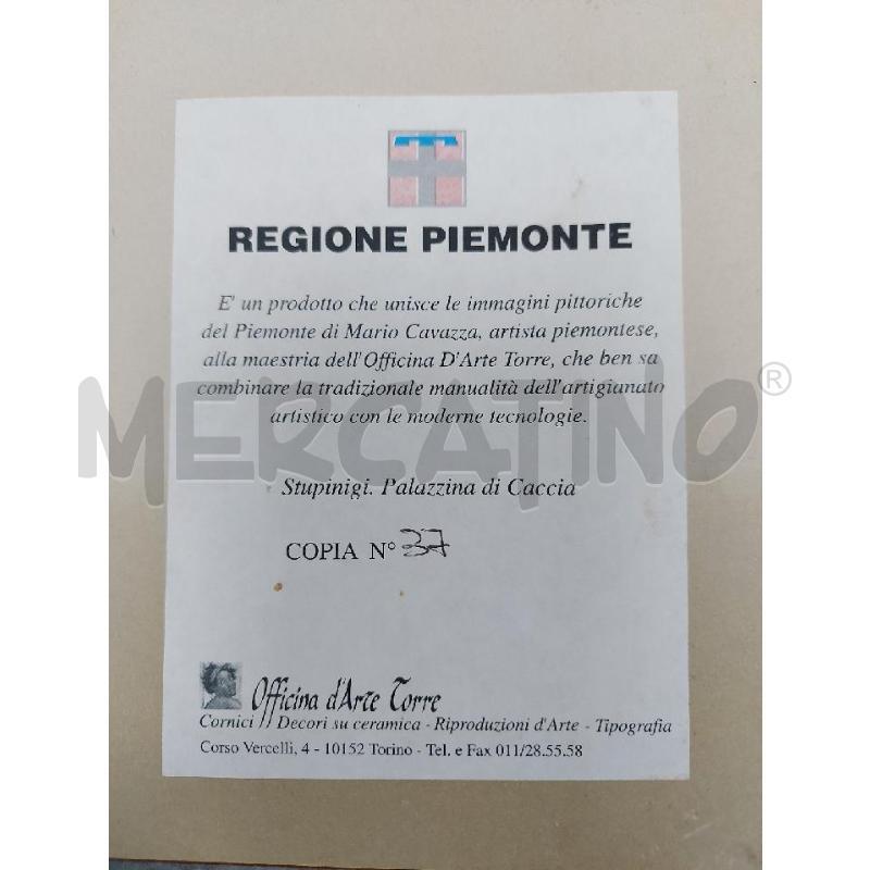 QUADRETTO MATTONELLA PALAZZINA STUPINIGI | Mercatino dell'Usato Avigliana 2