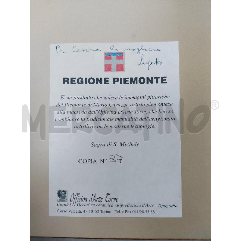 QUADRETTO MATTONELLA SACRA SAN MICHELE | Mercatino dell'Usato Avigliana 2