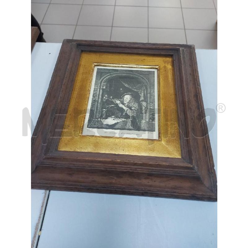 QUADRO ANTICO CERTIFICATO LO SCRIVANO | Mercatino dell'Usato Avigliana 1