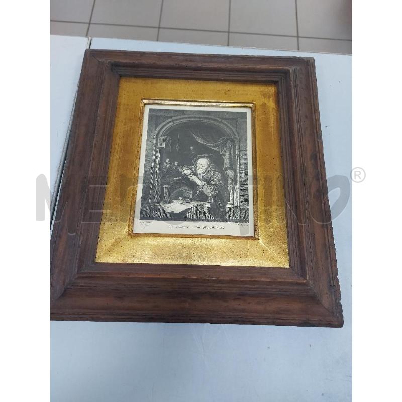 QUADRO ANTICO CERTIFICATO LO SCRIVANO | Mercatino dell'Usato Avigliana 4