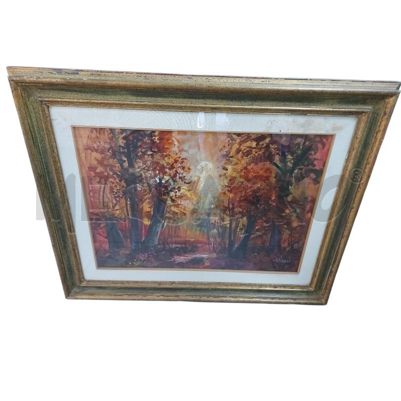 QUADRO AUTUNNO PIEMONTESE DI PIAZZO | Mercatino dell'Usato Avigliana 2