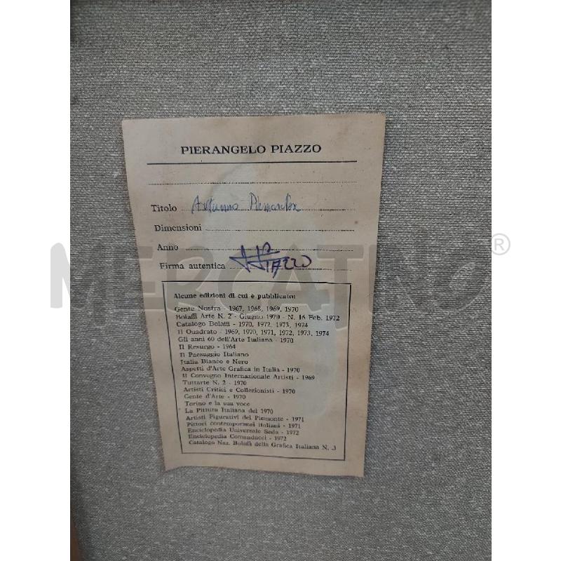 QUADRO AUTUNNO PIEMONTESE DI PIAZZO | Mercatino dell'Usato Avigliana 3