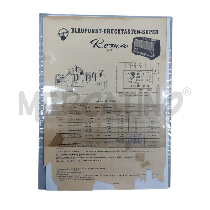 RADIO RADIO BLAUPUNKT ROMA 2410 | Mercatino dell'Usato Avigliana 3