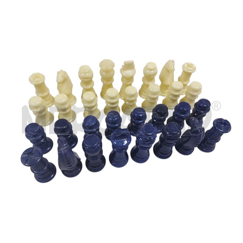 SCACCHI RESINA BIANCO/BLU | Mercatino dell'Usato Avigliana 1