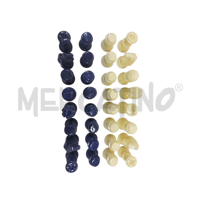 SCACCHI RESINA BIANCO/BLU | Mercatino dell'Usato Avigliana 2