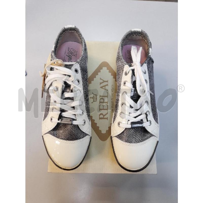 SCARPE DONNA REPLAY NUOVE GRIGIE SUOLA BCO CON LACCI | Mercatino dell'Usato Avigliana 1