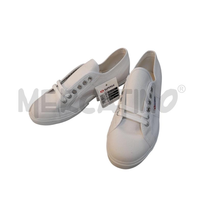SCARPE SUPERGA NUOVO BCO CON LACCI | Mercatino dell'Usato Avigliana 3