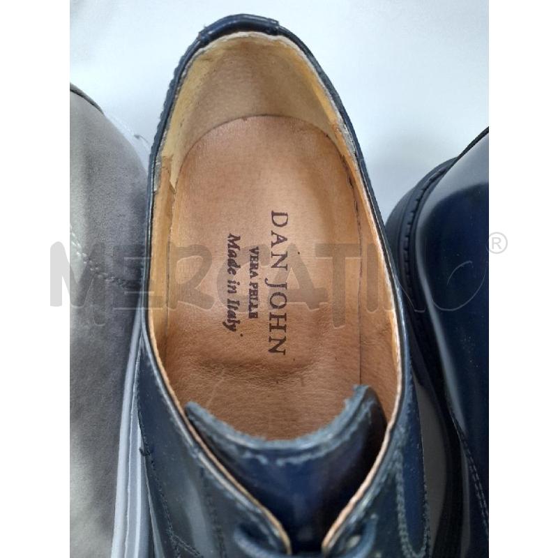 SCARPE UOMO DAN JOHN NUOVE BLU CON LACCI | Mercatino dell'Usato Avigliana 4